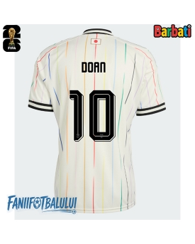 Japonia Ritsu Doan #10 Tricou Fotbal Replică Mondial 2026 Barbati Deplasare